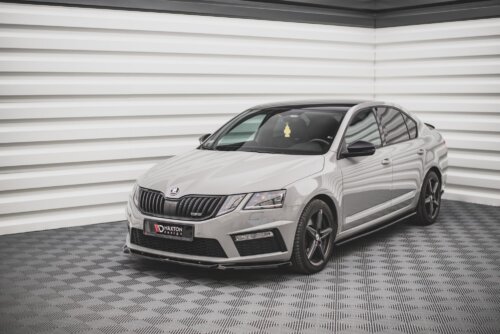 Maxton front splitter V.3 for Skoda Octavia RS Mk3 Facelift