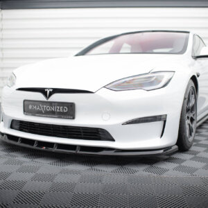 Maxton prednji splitter V.3 za Tesla Model S Plaid Mk1 Facelift