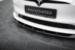 Maxton front splitter V.3 for Tesla Model S Plaid Mk1 Facelift