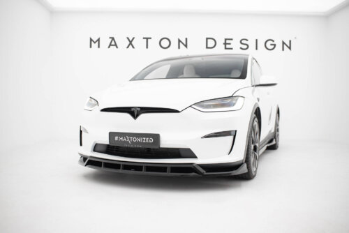 Maxton front splitter V.3 for Tesla Model X Mk1 Facelift