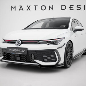 Maxton front splitter V.3 for Volkswagen Golf GTI / GTE / R-Line Mk8 Facelift