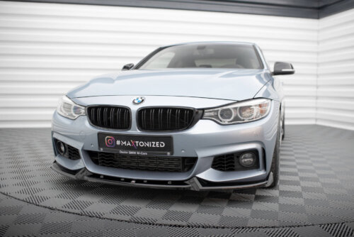 Maxton prednji splitter V.4 za BMW 4 Coupe / Gran Coupe / Cabrio M-Pack F32 / F36 / F33