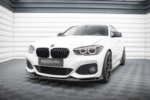 Maxton prednji splitter V.4 CSL Look za BMW 1 M-Pack / M140i F20 Facelift