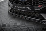 Maxton Front Splitter V.4 + Flaps Ford Fiesta ST / ST-line Mk8 Facelift