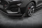 Maxton Front Splitter V.4 + Flaps Ford Fiesta ST / ST-line Mk8 Facelift