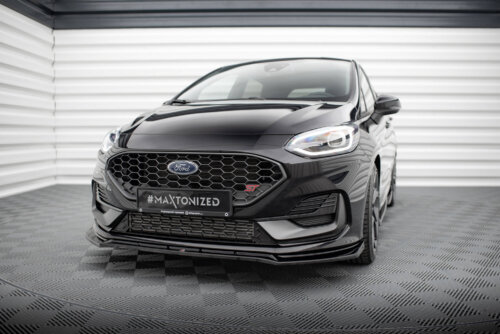 Maxton front splitter V.4 for Ford Fiesta ST / ST-line Mk8 Facelift