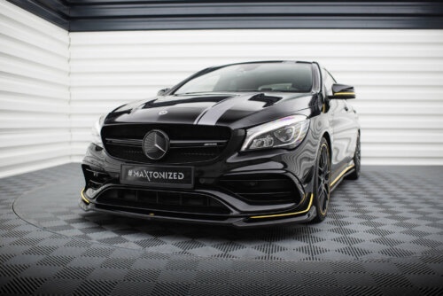Maxton front splitter V.4 for Mercedes-AMG CLA 45 Aero C117 Facelift