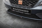 Maxton front splitter V.4 for Seat Leon Cupra / FR Mk3 FL