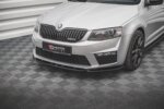 Maxton front splitter V.4 for Skoda Octavia RS Mk3