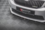 Maxton front splitter V.4 for Skoda Octavia RS Mk3