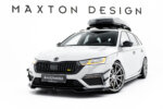Maxton front splitter V.4 for Skoda Octavia RS Mk4
