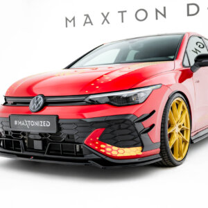 Maxton front splitter V.4 for Volkswagen Golf GTI Clubsport Mk8 Facelift