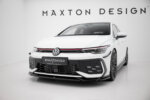 Maxton front splitter V.4 for Volkswagen Golf GTI / GTE / R-Line Mk8 Facelift