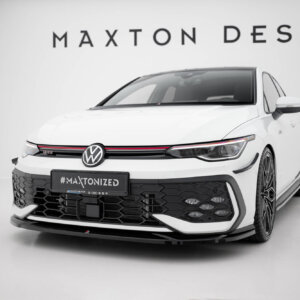 Maxton front splitter V.4 for Volkswagen Golf GTI / GTE / R-Line Mk8 Facelift
