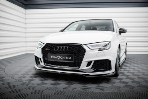 Maxton front splitter V.5 for Audi RS3 Sedan 8V Facelift