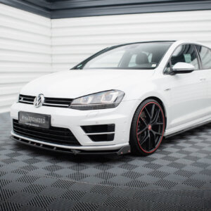 Maxton prednji splitter V.5 + Flaps za Volkswagen Golf R / R-Line Mk7