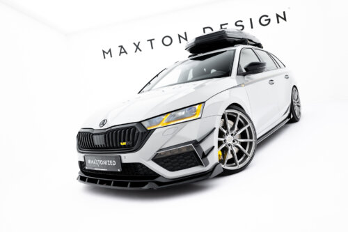 Maxton front splitter V.5 for Skoda Octavia RS Mk4