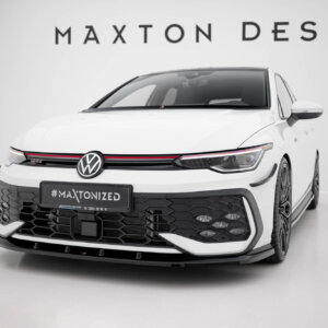 Maxton front splitter V.5 for Volkswagen Golf GTI / GTE / R-Line Mk8 Facelift