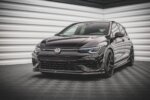 Maxton front splitter V.5 for Volkswagen Golf R Hatchback / Variant Mk8