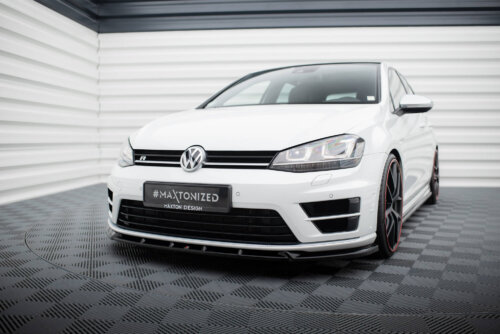 Maxton front splitter V.5 for Volkswagen Golf R / R-Line Mk7