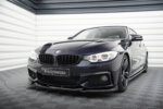 Maxton front splitter V.6 for BMW 4 Coupe / Gran Coupe / Cabrio M-Pack F32 / F36 / F33