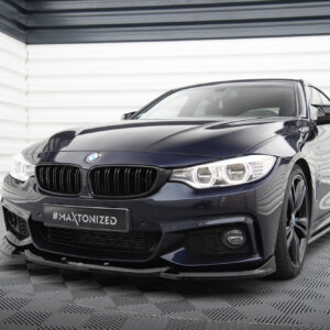 Maxton front splitter V.6 for BMW 4 Coupe / Gran Coupe / Cabrio M-Pack F32 / F36 / F33
