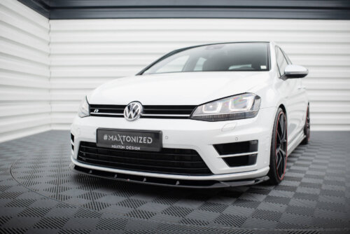 Maxton front splitter V.6 for Volkswagen Golf R / R-Line Mk7