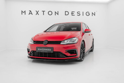 Maxton prednji splitter V.9 za Volkswagen Golf R / R-Line Mk7 Facelift