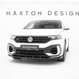 Maxton front splitter for Volkswagen T-Roc R Mk1