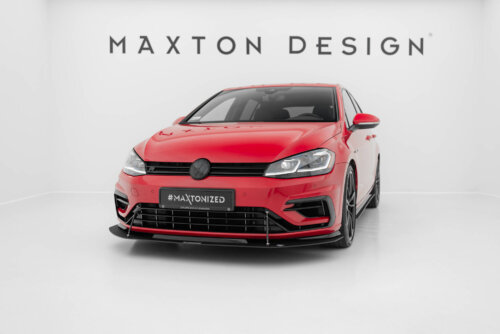 Maxton Hybrid Front Racing Splitter VW Golf 7 R / R-Line Facelift
