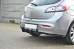 Maxton rear diffuser & rear side splitters for Mazda 3 Mk2 Sport