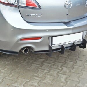 Maxton stražnji difuzor & stražnji bočni difuzori za Mazda 3 Mk2 Sport