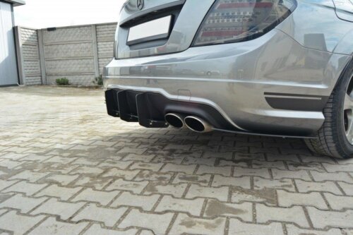 Maxton stražnji difuzor & stražnji bočni difuzori za Mercedes-Benz C Sedan / Estate AMG-Line W204 / S204