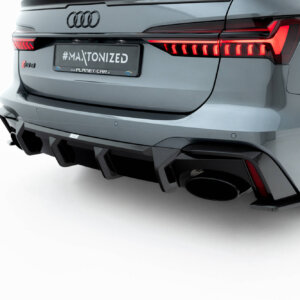 [Carbon] Maxton rear diffuser for Audi RS6 C8 / C8 Facelift (version without tow hitch)