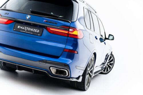 [Carbon] Maxton rear diffuser for BMW X7 M-Pack G07 / G07 Facelift (version with tow hitch)