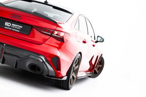 [Carbon] Maxton rear side splitters for Audi RS3 Sedan 8Y Facelift