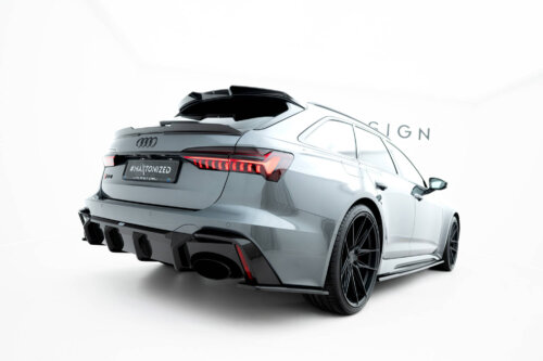 [Carbon] Maxton rear side splitters for Audi RS6 C8 / C8 Facelift