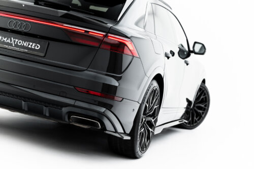 [Carbon] Maxton rear side splitters for Audi SQ8 / Q8 S-Line Mk1 Facelift