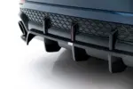 [Carbon] Maxton rear splitter (with vertical bars) for Audi RSQ8 Mk1 Facelift