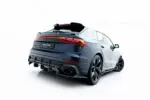 [Carbon] Maxton rear splitter (with vertical bars) for Audi RSQ8 Mk1 Facelift