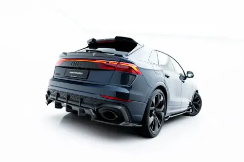 [Carbon] Maxton rear splitter (with vertical bars) for Audi RSQ8 Mk1 Facelift