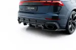 [Carbon] Maxton rear splitter (with vertical bars) for Audi RSQ8 Mk1 Facelift