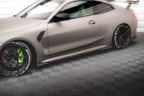 [Carbon] Maxton side skirt diffusers for BMW M4 G82 / G82 Facelift