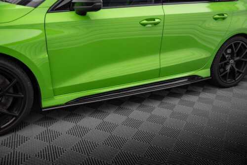 [Carbon] Maxton side skirt diffusers V.3 for Audi RS3 Sedan / Sportback 8Y / 8Y Facelift
