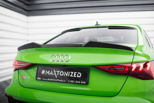 [Carbon] Maxton spoiler cap for Audi RS3 / S3 / A3 S-Line / Standard Sedan 8Y