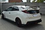 Maxton Racing Rear Side Splitters Honda Civic IX Type R