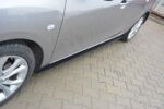 Maxton racing side skirt diffusers for MAZDA 3 MK2 SPORT (PREFACE)