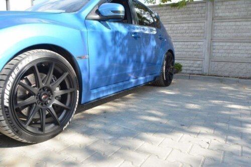 Maxton racing side skirt diffusers for Subaru Impreza WRX STI Mk3