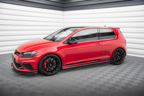 Maxton racing side skirt diffusers for VW GOLF VII GTI CLUBSPORT