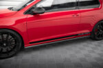 Maxton racing side skirt diffusers for VW GOLF VII GTI CLUBSPORT